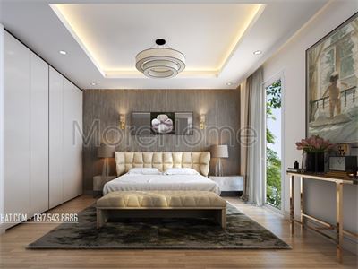 Thiết kế nội thất phòng ngủ khách sạn 4 sao không gian mở